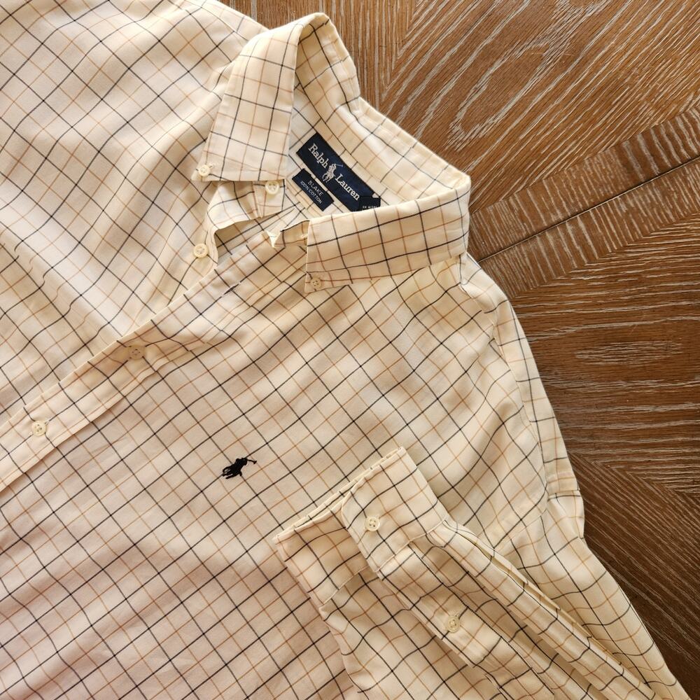 Polo Ralph Lauren Soft Y2K Cotton Button Down Men's Shirt‎ size XXL